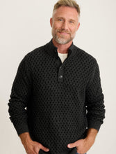 Load image into Gallery viewer, Tommy Bahama Cross Cable Button-Neck Sweater
