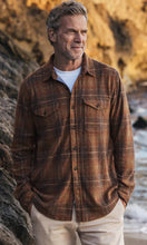 Load image into Gallery viewer, Tru Grit Drifter Plaid Sweater-Knit Shirt