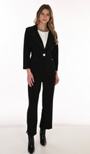 Load image into Gallery viewer, Frank Lyman Knit Leather Stripe Pants