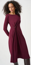 Load image into Gallery viewer, Joseph Ribkoff Scuba Crepe Draped Sheath Dress