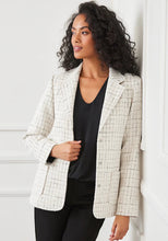 Load image into Gallery viewer, Karen Kane Tweed Blazer