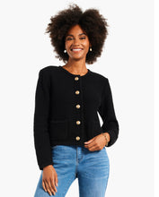 Load image into Gallery viewer, Nic+Zoe Gilded Texture Sweater Jacket