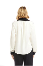 Load image into Gallery viewer, Karen Kane Colorblock Edge Stitch Top