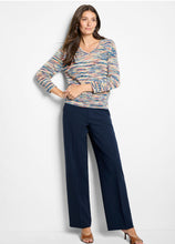 Load image into Gallery viewer, Nic+Zoe Mixed Up V-Neck Sweater