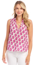 Load image into Gallery viewer, Karen Kane Sleeveless Ruffle Trim Top