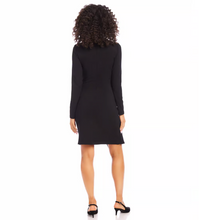 Load image into Gallery viewer, Karen Kane Pleated Faux Wrap Dress