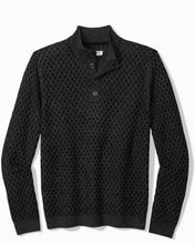 Load image into Gallery viewer, Tommy Bahama Cross Cable Button-Neck Sweater