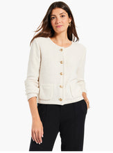 Load image into Gallery viewer, Nic+Zoe Gilded Texture Sweater Jacket