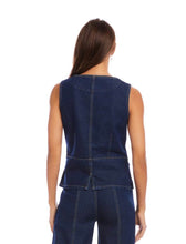 Load image into Gallery viewer, Karen Kane Denim Vest