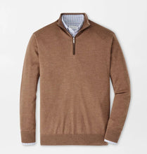 Load image into Gallery viewer, Peter Millar Autumn Crest Suede Trim 1/4 Zip