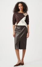 Load image into Gallery viewer, Joseph Ribkoff Brushed Viscose Knit Argyle Sweater