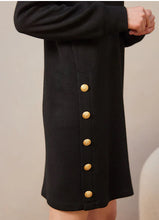 Load image into Gallery viewer, Karen Kane V-Neck Button Detail Dress