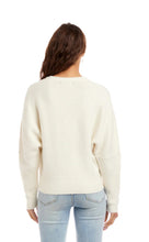 Load image into Gallery viewer, Karen Kane Rhinestone Embroidered Flower Sweater