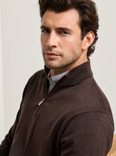Load image into Gallery viewer, Peter Millar Autumn Crest Suede Trim 1/4 Zip