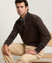 Load image into Gallery viewer, Peter Millar Autumn Crest Suede Trim 1/4 Zip