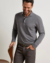 Load image into Gallery viewer, Peter Millar Herringbone L/S Polo