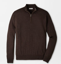 Load image into Gallery viewer, Peter Millar Autumn Crest Suede Trim 1/4 Zip
