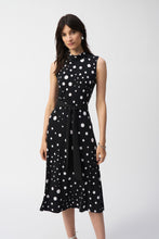 Load image into Gallery viewer, Joseph Ribkoff Silky Knit Dot Fit and Flare Dress