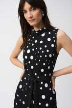 Load image into Gallery viewer, Joseph Ribkoff Silky Knit Dot Fit and Flare Dress