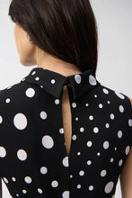 Load image into Gallery viewer, Joseph Ribkoff Silky Knit Dot Fit and Flare Dress