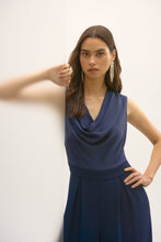 Load image into Gallery viewer, Joseph Ribkoff Satin Crepe Wide Leg Jumpsuit