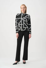 Load image into Gallery viewer, Joseph Ribkoff Jacquard Fitted Jacket