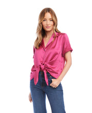 Load image into Gallery viewer, Karen Kane Roll Sleeve Top