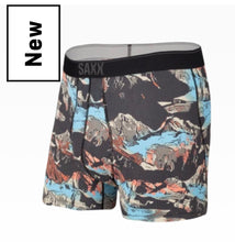 Load image into Gallery viewer, SAXX Quest Boxer Brief Black Mountain Scape