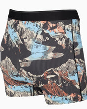 Load image into Gallery viewer, SAXX Quest Boxer Brief Black Mountain Scape