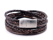 Load image into Gallery viewer, Steel & Barnett Leather Bracelet Bonacci