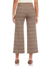 Load image into Gallery viewer, Karen Kane Plaid Crop Pant