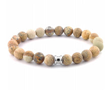 Load image into Gallery viewer, Steel & Barnett Stone Bracelet Basic