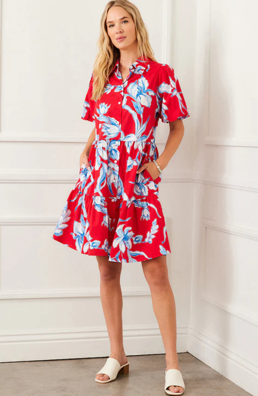 Karen Kane Tiered Dress