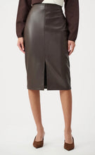 Load image into Gallery viewer, Joseph Ribkoff Bonded Leather Pencil Skirt

