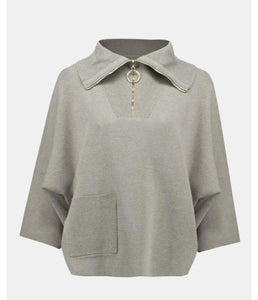 Joseph Ribkoff Zipped Collar Sweater