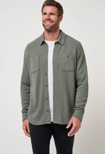 Load image into Gallery viewer, Travis Mathew Cloud Waffle Button Up
