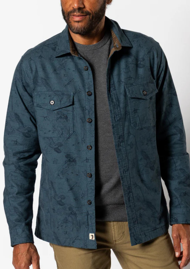 Duck Head Slater Moleskin Overshirt