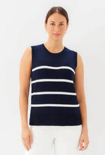 Load image into Gallery viewer, Karen Kane Stripe Sweater Tank
