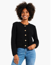 Load image into Gallery viewer, Nic+Zoe Gilded Texture Sweater Jacket
