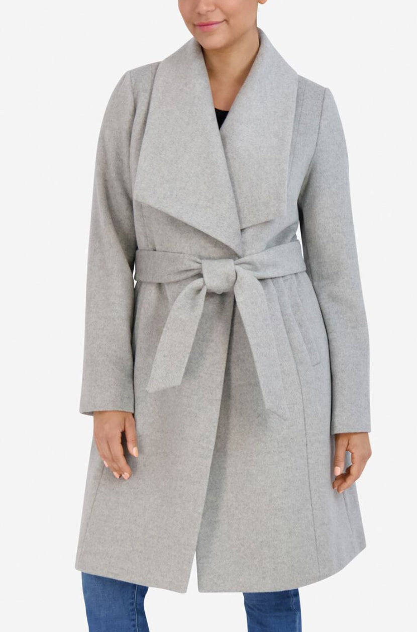 Cole Haan Wool Wrap Coat