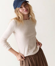 Load image into Gallery viewer, Marine Layer Mini Rib Long Sleeve Crew Tee
