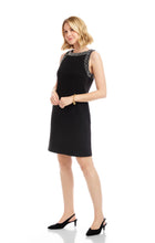 Load image into Gallery viewer, Karen Kane Embellished Sleeveless Shift Dress
