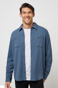 Travis Mathew Cloud Waffle Button Up