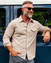 Load image into Gallery viewer, Criquet Chill-Knit Twill Pearl Snap Shirt
