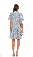 Load image into Gallery viewer, Karen Kane Puff Sleeve Tiered Shirtdress
