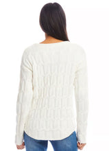 Load image into Gallery viewer, Karen Kane Cable Shirttail Sweater
