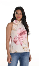 Load image into Gallery viewer, Frank Lyman Rose Applique Sleeveless Top
