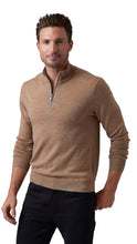 Load image into Gallery viewer, Raffi Palmer Zip Mock Neck Sweater
