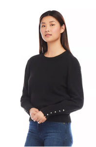 Karen Kane Button Sleeve Sweater