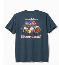 Load image into Gallery viewer, Tommy Bahama Rum, White and Brew Tee
